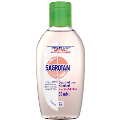 Artikelbild für SAGROTAN® Healthy Touch Händedesinfektionsgel 50 ml, Artikelnummer 522391