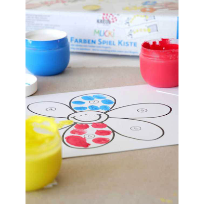 Artikelbild 2 für KREUL MUCKI FarbenSpielKiste Wir zählen mit Farben und Fingern Lernspiel, 1 Set, Artikelnummer 115166