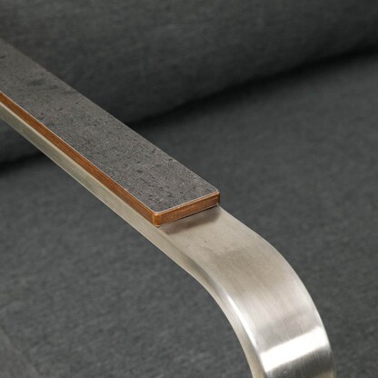 Artikelbild 5 für greemotion Loungegruppe Boston anthrazit, silber Metall, 15-teilig, Artikelnummer 333177