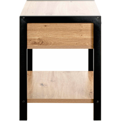 Artikelbild 9 für HAKU Möbel Konsole Nachttisch rechteckig MDF-Platte eiche 48,0 x 43,0 x 60,0 km, 1 St., Artikelnummer 340089