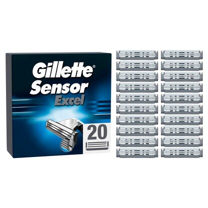 Artikelbild für Gillette Sensor Excel Rasierklingen 20 St., Artikelnummer 653747