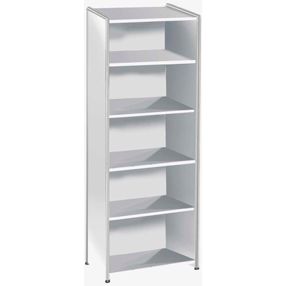 Artikelbild für Kerkmann Aktenregal Lago weiß 80,0 x 38,0 x 185,0 cm, 1 St., Artikelnummer 388207