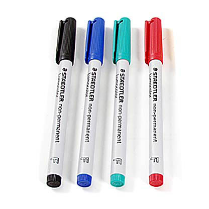 Artikelbild 3 für STAEDTLER Lumocolor Folienstifte-Set farbsortiert non-permanent, 4 St., Artikelnummer 147751