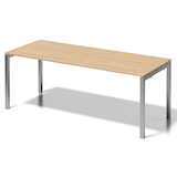Artikelbild 1 für BISLEY Cito Schreibtisch ahorn, silber rechteckig, 4-Fuß-Gestell silber 200,0 x 80,0 cm, Artikelnummer 256952