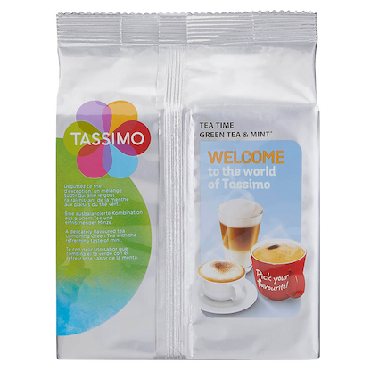 Artikelbild 4 für TASSIMO Tea Time Green Tea & Mint Teediscs 16 Portionen, Artikelnummer 971044