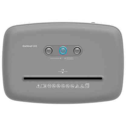 Artikelbild 10 für HP OneShred 12CC Aktenvernichter mit Partikelschnitt P-4, 4 x 35 mm, bis 12 Blatt, weiß, Artikelnummer 311203