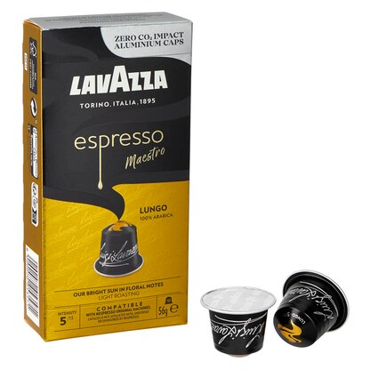 Artikelbild für LAVAZZA Espresso Maestro Lungo Kaffeekapseln, Arabicabohnen kräftig, 10 Stück, Artikelnummer 125466