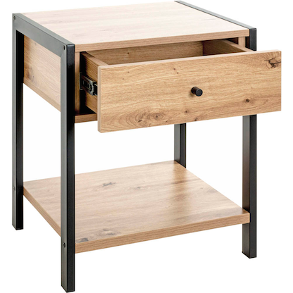 Artikelbild 4 für HAKU Möbel Konsole Nachttisch rechteckig MDF-Platte eiche 48,0 x 43,0 x 60,0 km, 1 St., Artikelnummer 340089