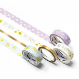 Artikelbild 1 für folia BEE Deko-Klebeband matt 15,0/5,0 mm x 5,0 m 4 Rollen, Artikelnummer 528651