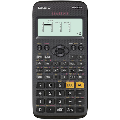Artikelbild für CASIO FX-82DE X Wissenschaftlicher Taschenrechner schwarz, Artikelnummer 133464
