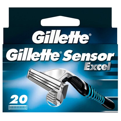 Artikelbild 2 für Gillette Sensor Excel Rasierklingen 20 St., Artikelnummer 653747