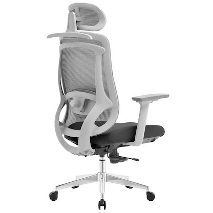 Artikelbild 3 für LÜLLMANN Bürostuhl, 210460 Stoff grau, Gestell alu, Artikelnummer 790947