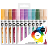 Artikelbild 1 für MOLOTOW Aqua Color Basic Set 2 Brush-Pens farbsortiert, 12 St., Artikelnummer 157531
