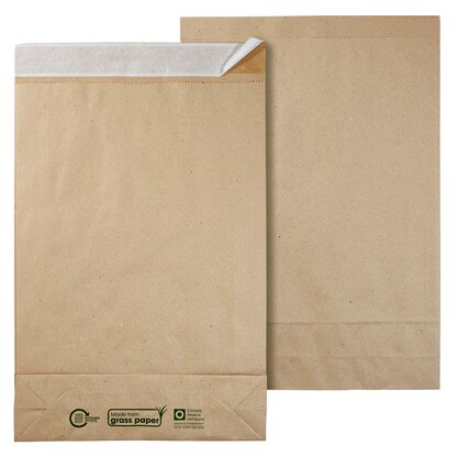 Artikelbild für flexiPAK Faltentaschen classic eco Fixverschluss ca. DIN A3 ohne Fenster natur mit 5,0 cm Falte, 300 St., Artikelnummer 329314