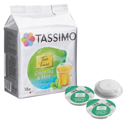 Artikelbild für TASSIMO Tea Time Green Tea & Mint Teediscs 16 Portionen, Artikelnummer 971044