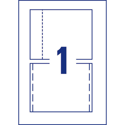 Artikelbild 3 für AVERY Zweckform CD-Einleger C32250-25 weiß, 25 Sätze, Artikelnummer 955971