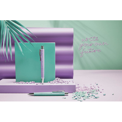 Artikelbild 3 für FABER-CASTELL Kugelschreiber POLY BALL Colous XB sweet lilac, Schreibfarbe: blau, 1 St., Artikelnummer 100556