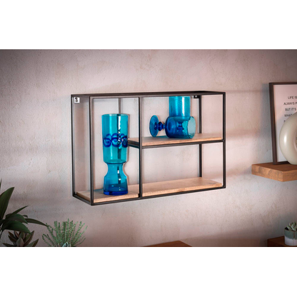 Artikelbild 3 für WOHNLING Wandregal mango, schwarz 60,0 x 18,0 x 40,0 cm, 1 St., Artikelnummer 208649