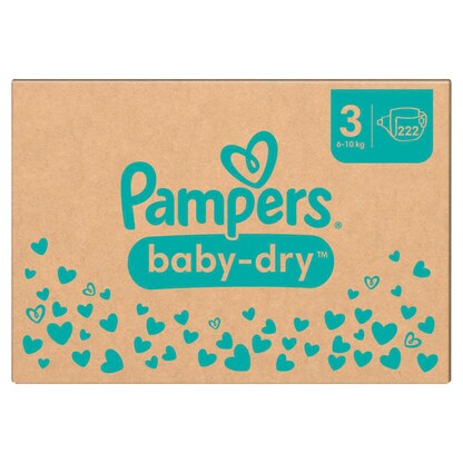 Artikelbild 3 für Pampers® Windeln baby-dry™ Monatsbox Gr. 3 (6-10 kg) für Babys und Kleinkinder, 222 St., Artikelnummer 273207