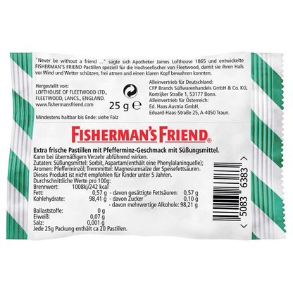 Artikelbild 3 für FISHERMAN'S FRIEND Mint ohne Zucker Lutschtabletten 24 St./600,0 g, Artikelnummer 500189