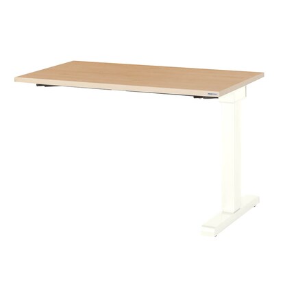 Artikelbild für mauser Anbautisch varitos.c ahorn, weiß rechteckig rechts 120,0 x 60,0 x 65,0 - 125,0 cm, Artikelnummer 273072