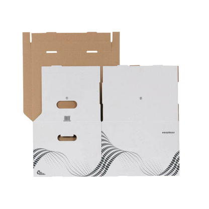 Artikelbild 2 für LEITZ Archivcontainer easyboxx weiß 36,7 x 32,5 x 26,3 cm, 15 Pack, Artikelnummer 667992