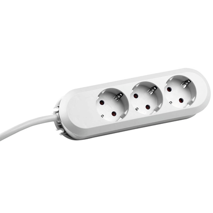 Artikelbild für BACHMANN SMART 3-fach Steckdosenleiste 1,5 m weiß, Artikelnummer 185312