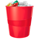 Artikelbild 1 für LEITZ WOW Duo Colour Papierkorb 15,0 l rot, 1 St., Artikelnummer 235139