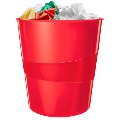 Artikelbild für LEITZ WOW Duo Colour Papierkorb 15,0 l rot, 1 St., Artikelnummer 235139