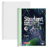 Artikelbild 1 für BRUNNEN Collegeblock Premium Student Robot Heroes kariert DIN A4 Innen- und Außenrand, 1 St., Artikelnummer 690028