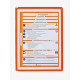 Artikelbild 1 für DURABLE Sichttafeln SHERPA® PANEL DIN A4 orange, Öffnung oben, 5 St., Artikelnummer 510651