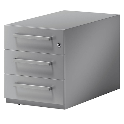 Artikelbild 5 für BISLEY Note Rollcontainer silber 3 Auszüge 42,0 x 77,5 x 49,5 cm, Artikelnummer 453062