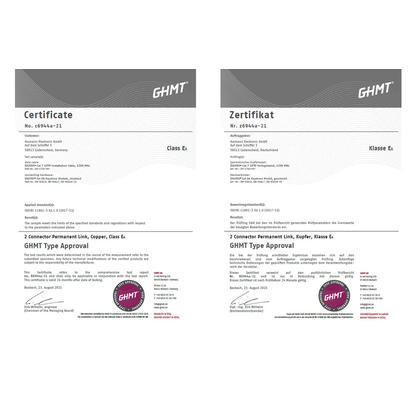 Artikelbild 8 für DIGITUS Ethernet Netzwerkkabel DK-1743-VH-5 500,0 m orange 1.200 MHz, 1 St., Artikelnummer 468789