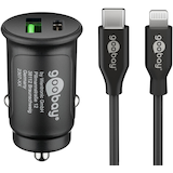 Artikelbild 1 für goobay Kfz-Ladeadapter schwarz, 27 Watt, Artikelnummer 557197