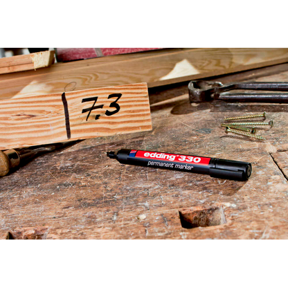 Artikelbild 11 für edding 330 Permanentmarker grün 1,0 - 5,0 mm, 10 St., Artikelnummer 420125