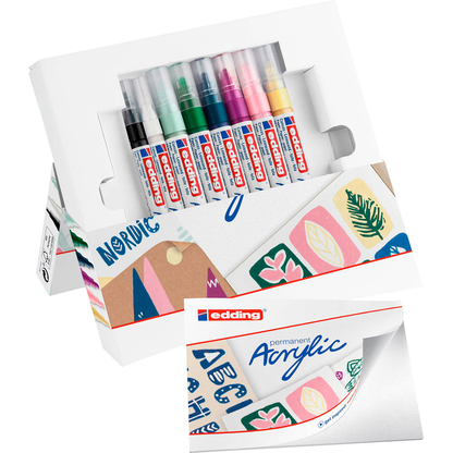 Artikelbild 2 für edding nordic Acrylstifte-Set farbsortiert 1 Set, Artikelnummer 496903