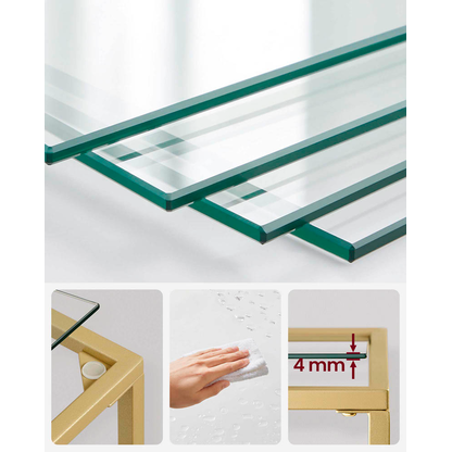 Artikelbild 6 für VASAGLE Bücherregal gold 40,0 x 30,0 x 124,5 cm, 1 St., Artikelnummer 262507