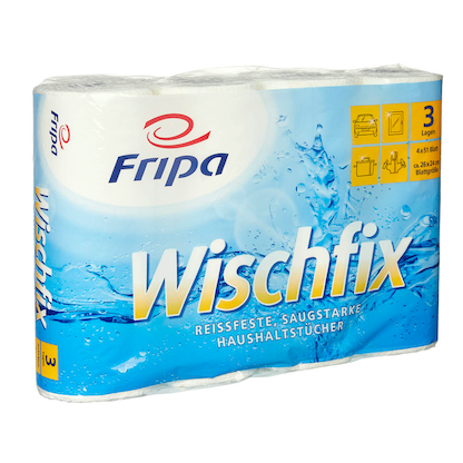 Artikelbild 3 für FRIPA Küchenrollen Wischfix 3-lagig, 32 Rollen, Artikelnummer 259834