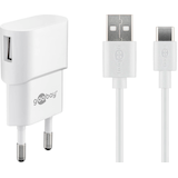 Artikelbild 1 für goobay Ladekabel mit Adapter weiß, Kabellänge: 1,0 m, 5 Watt, Artikelnummer 557209