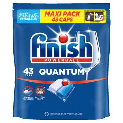 Artikelbild für finish POWERBALL QUANTUM FRESH Spülmaschinentabs 43 St., Artikelnummer 815094