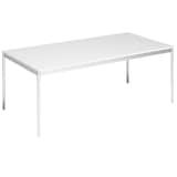 Artikelbild 1 für viasit System4 Schreibtisch weiß rechteckig, 4-Fuß-Gestell chrom 200,0 x 100,0 cm, Artikelnummer 545608