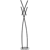 Artikelbild 1 für ALCO Kleiderständer 2876-11 schwarz Metall 6 Haken 37,0 x 182,0 cm, Artikelnummer 580769