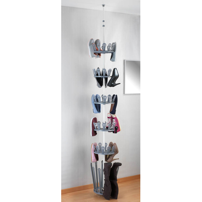 Artikelbild 6 für WENKO Teleskop-Schuhregal Achilles weiß, grau 30,0 x 30,0 x 100,0 - 300,0 cm, 1 St., Artikelnummer 529143