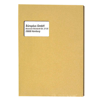 Artikelbild 3 für MAILmedia Faltentaschen DIN C4 mit Fenster braun mit 2,0 cm Falte, 100 St., Artikelnummer 535302