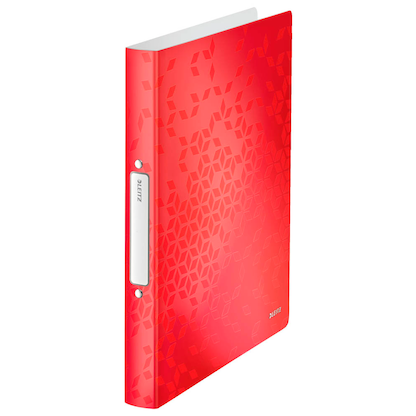 Artikelbild für LEITZ WOW Ringbuch 2-Ringe rot 3,2 cm DIN A4, 1 St., Artikelnummer 235129