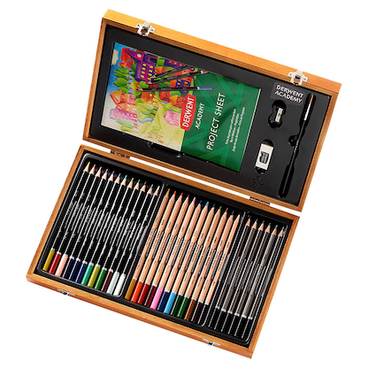 Artikelbild für DERWENT Buntstifte-Set Sketching Academy farbsortiert, Artikelnummer 464679
