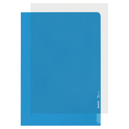 Artikelbild 4 für LEITZ Sichthüllen 4000 DIN A4 blau genarbt 0,13 mm, 100 St., Artikelnummer 944496