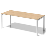 Artikelbild 1 für BISLEY Cito Schreibtisch ahorn, verkehrsweiß rechteckig, 4-Fuß-Gestell weiß 200,0 x 80,0 cm, Artikelnummer 256976