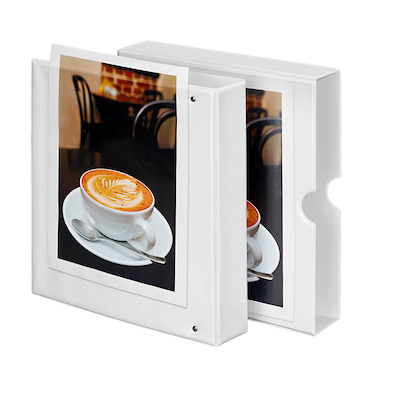 Artikelbild 4 für EICHNER Präsentationsringbuch 4-Ringe weiß 6,0 cm DIN A4, 1 St., Artikelnummer 315806