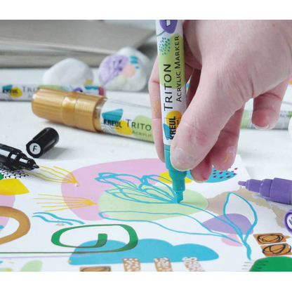 Artikelbild 4 für KREUL Triton Power Pack Acrylstifte farbsortiert 15,0 + 1,4 mm, 13 St., Artikelnummer 115549
